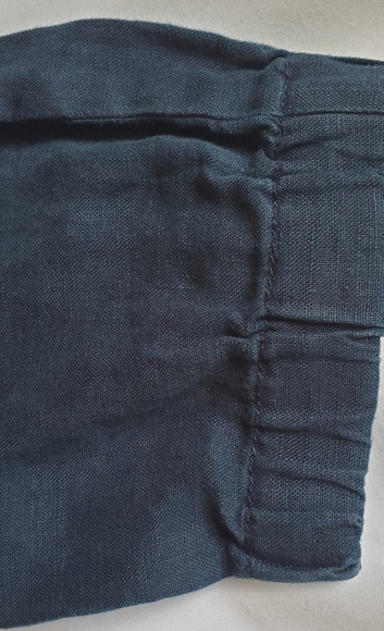 Juicy Couture Beach 100%Linen Romper Navy Blue - Picture 9 of 13